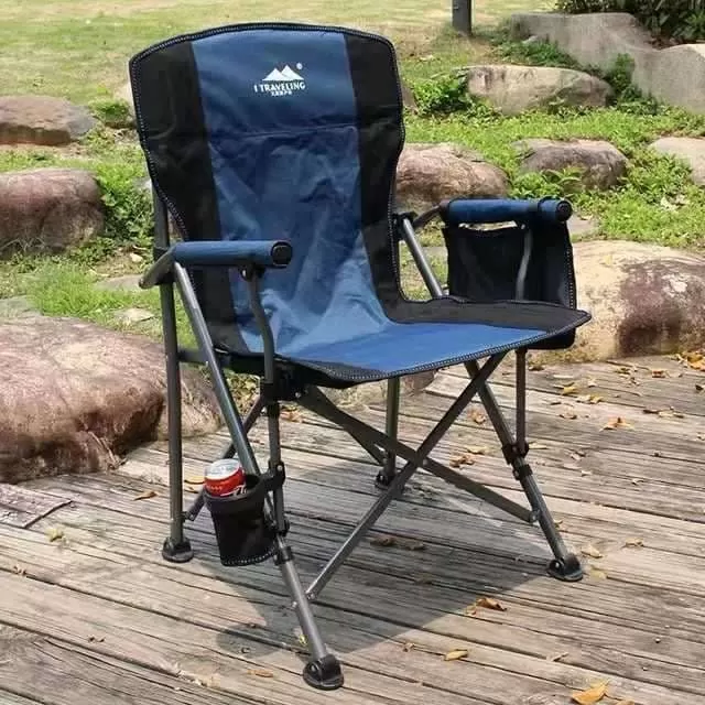 ORIGINAL PHI-VILLA LIGHTWEIGHT FOLDABLE CAMPING CHAIR: It's made of thick original frames with a sof