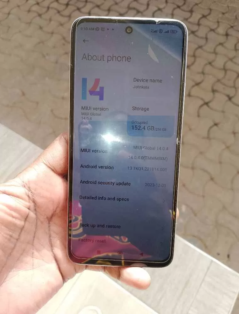 Redmi note 10: Redmi note 10 MIUI Android version 14.0.4 5G network. This is a Photography listing w