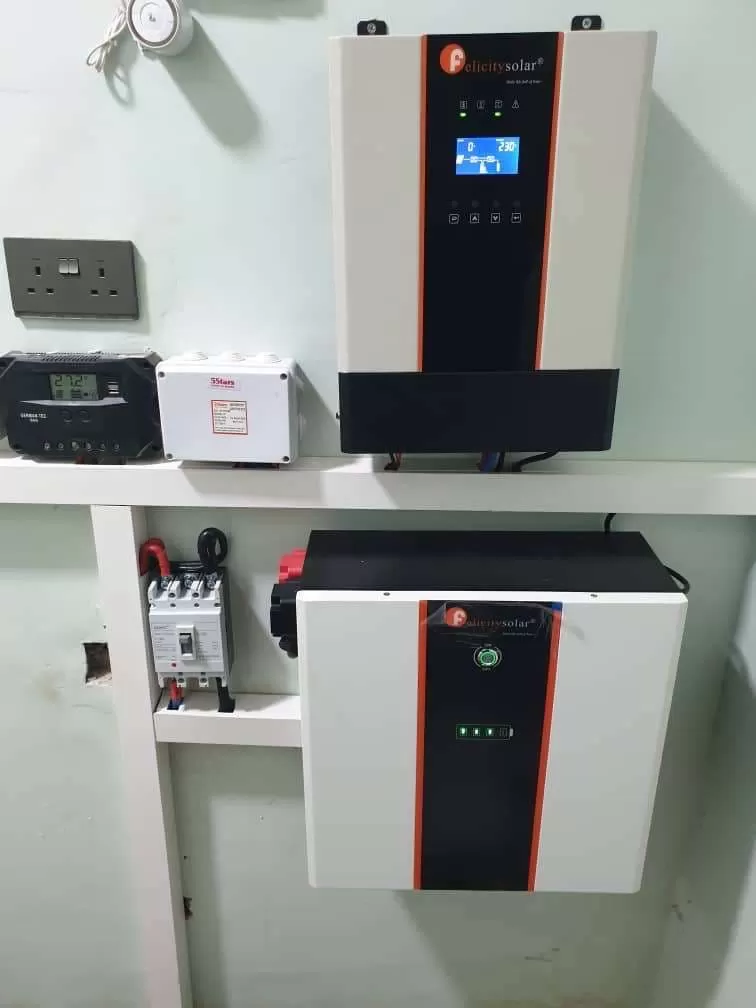 5kwh 200ah 24v lithium-ion battery, 3kva hybrid system: It's a combo of bothh a 5kwh lithium battery