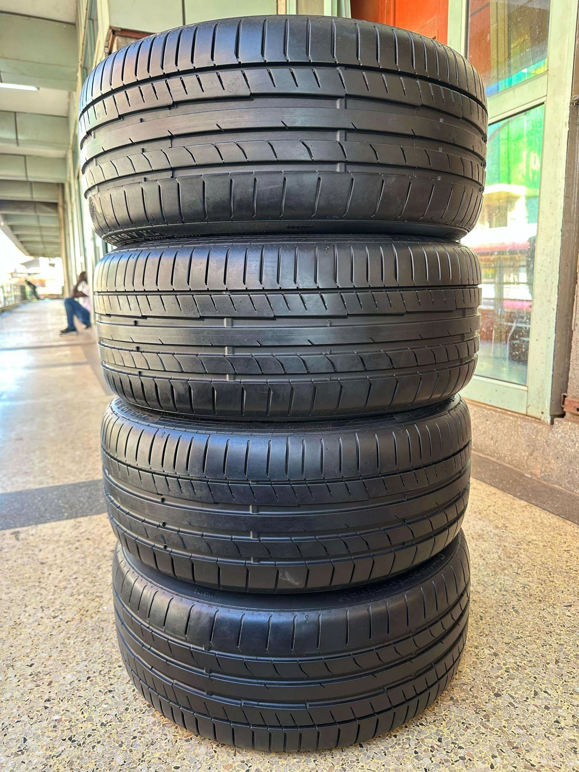 CONTINENTAL TYRES: USED DURABLE TYRES. This is a Art & Creativity listing with clear and genuine det